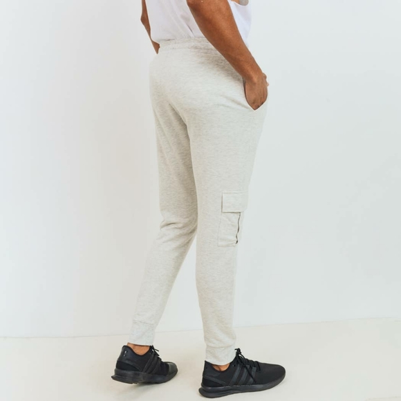 MEN - Cargo Brushed Sweatpants Hybrid - Picture 5 of 8